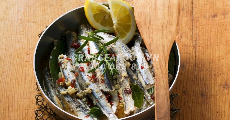 Cá cơm trắng tươi ngon - Mua online tại Crab Seafood